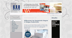 Desktop Screenshot of haustechnik-wagner.de
