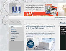 Tablet Screenshot of haustechnik-wagner.de